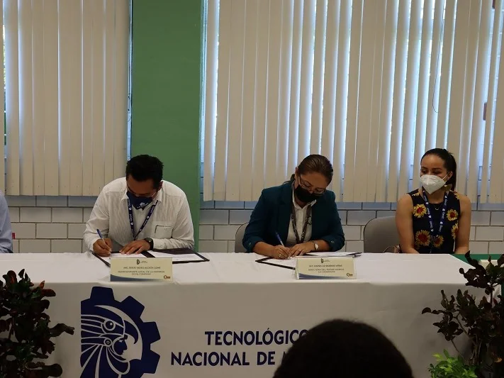 Firma de convenio TecNM Campus La Chontalpa y GEOIL COMPANY — fotografía 1