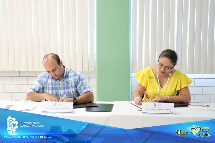 Firma de convenio dual con el Colegio de Estudios Científicos y Tecnológicos del Estado de Tabasco. — fotografía 1