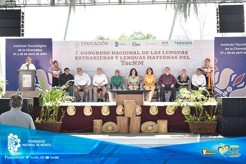 Ceremonia de Apertura del 1er Congreso Nacional de las lenguas extranjeras y lenguas maternas del TecNM. — fotografía 1