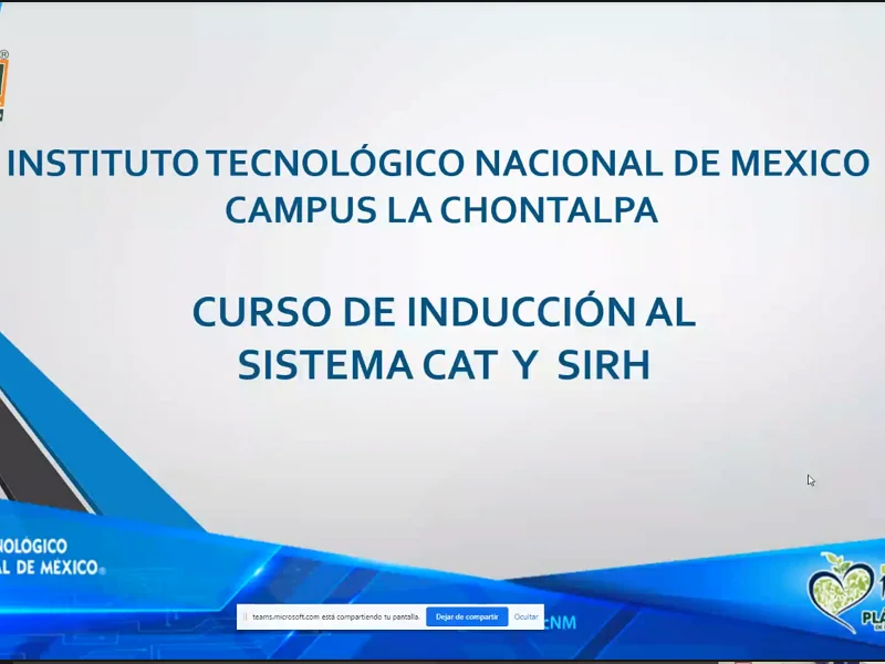 El TecNM Campus La Chontalpa capacita a su personal adscrito en la plataforma SIRH — fotografía 1